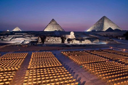 Pyramids of Giza Sound and Light Show with City Tour