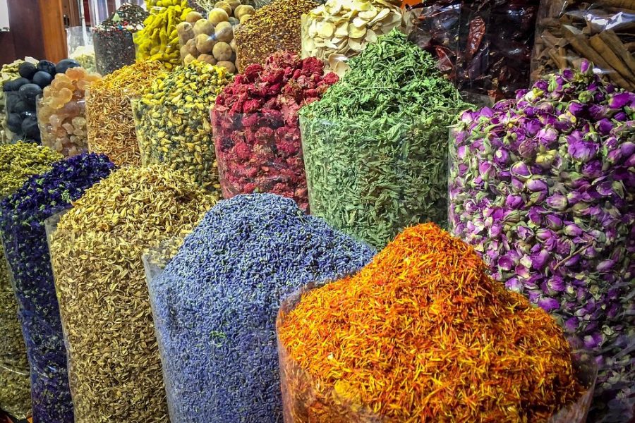 Dubai Spice, Gold, and Textile Souks Tour