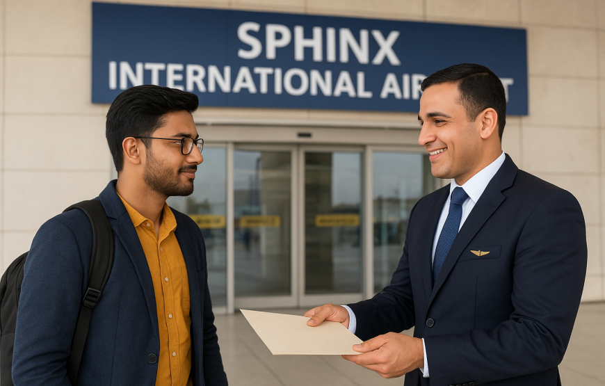 Gold Meet and Assist at Sphinx International Airport