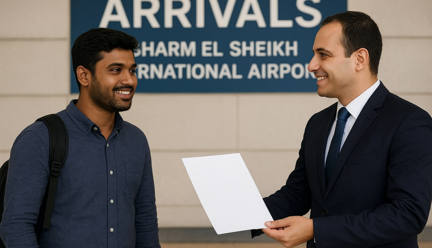 Indian Travelers Guide: Letter of Guarantee at Sharm El Sheikh Airport