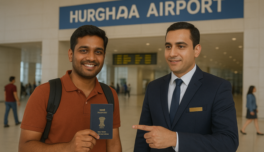 Indian Travelers Letter of Guarantee at Hurghada Airport