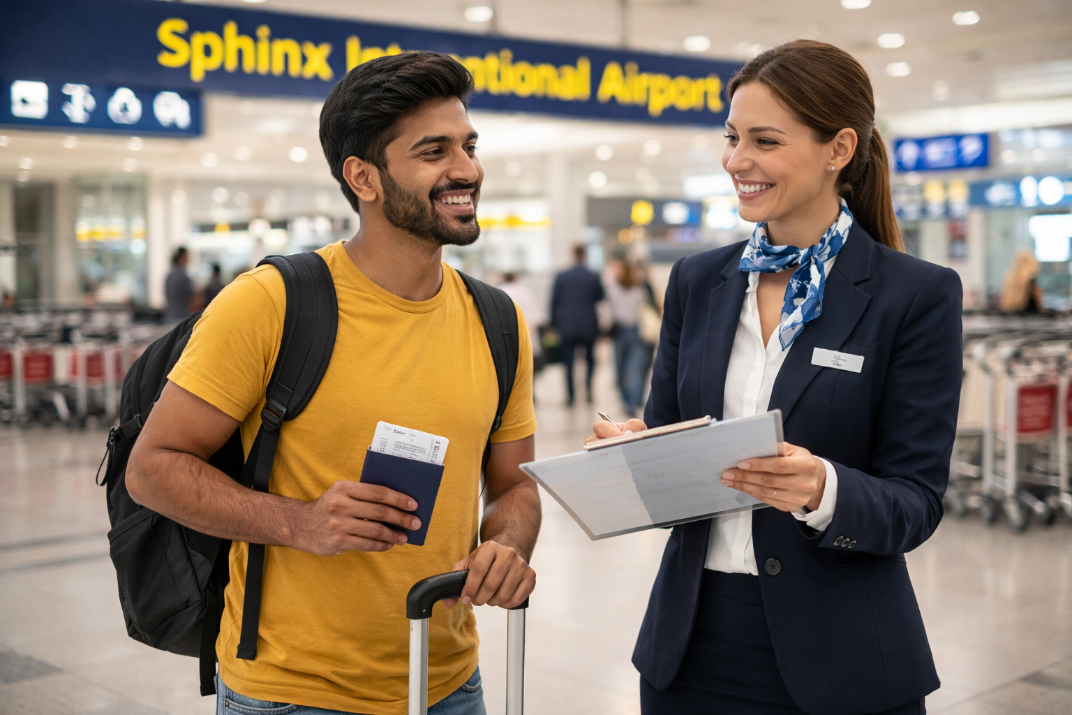 Indian Travelers’ Guide Letter of Guarantee at Sphinx Airport